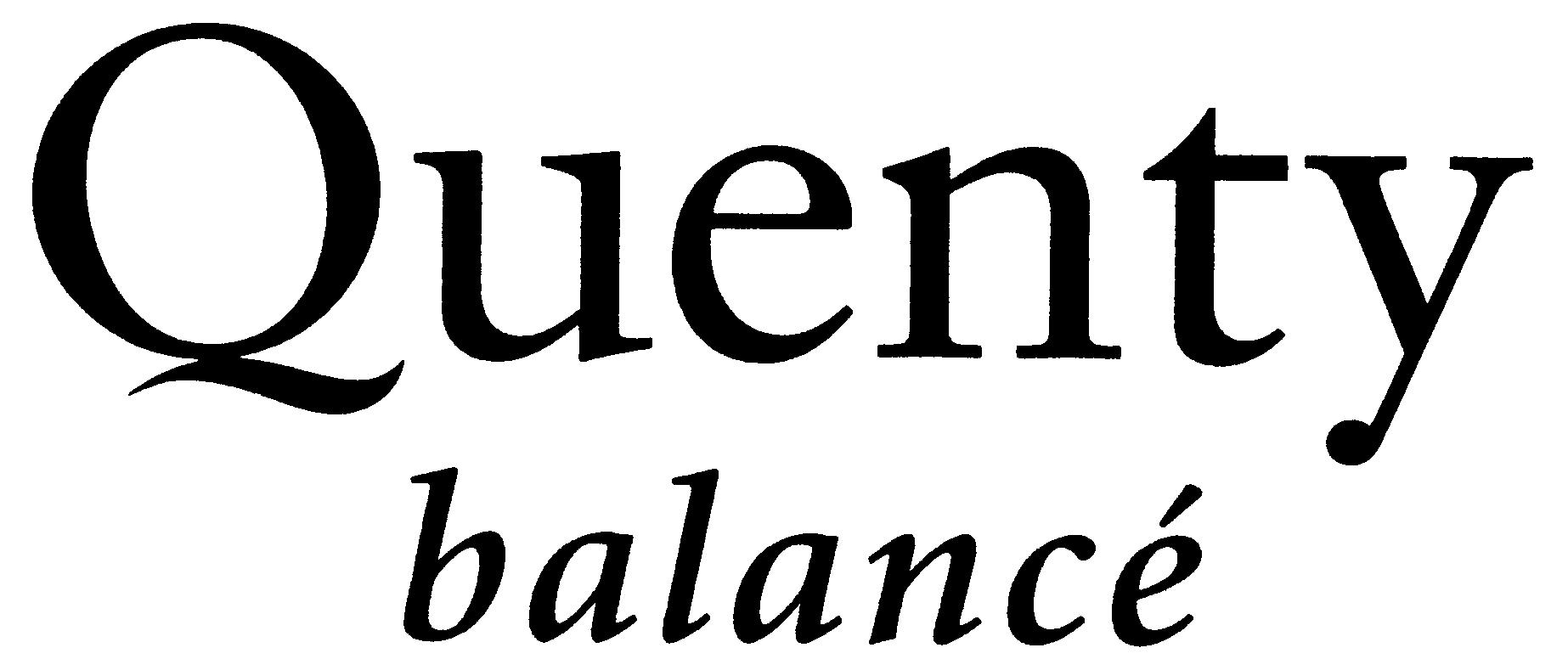 Paraqitja e markës Quenty balance