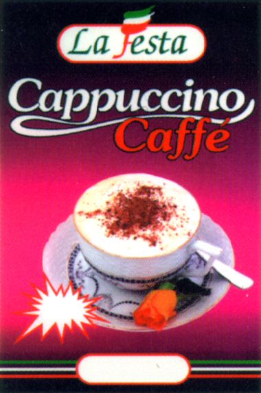 Paraqitja e markës La Festa Cappuccino Caffe