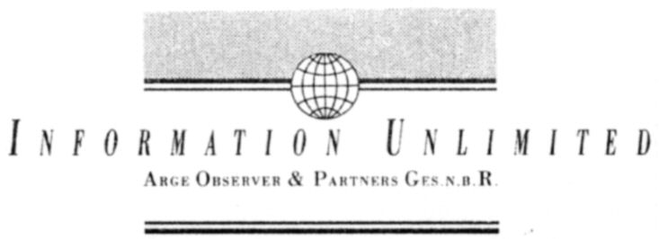 Paraqitja e markës INFORMATION UNLIMITED ARGE OBSERVER & PARTNERS GES. N.B.R.