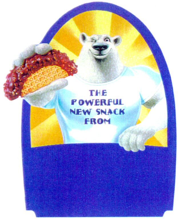 Paraqitja e markës THE POWERFUL NEW SNACK FROM