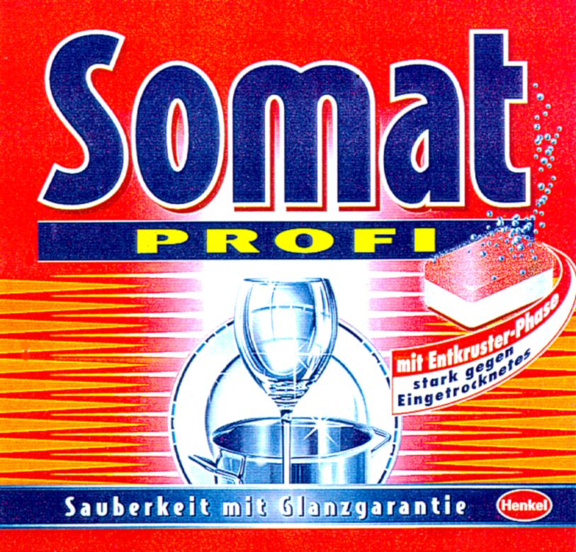 Paraqitja e markës Somat PROFI Sauberkeit mit Glanzgarantie Henkel