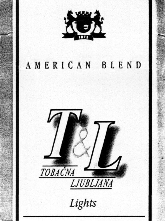Paraqitja e markës AMERICAN BLEND T&L TOBACNA LJUBLJANA Lights
