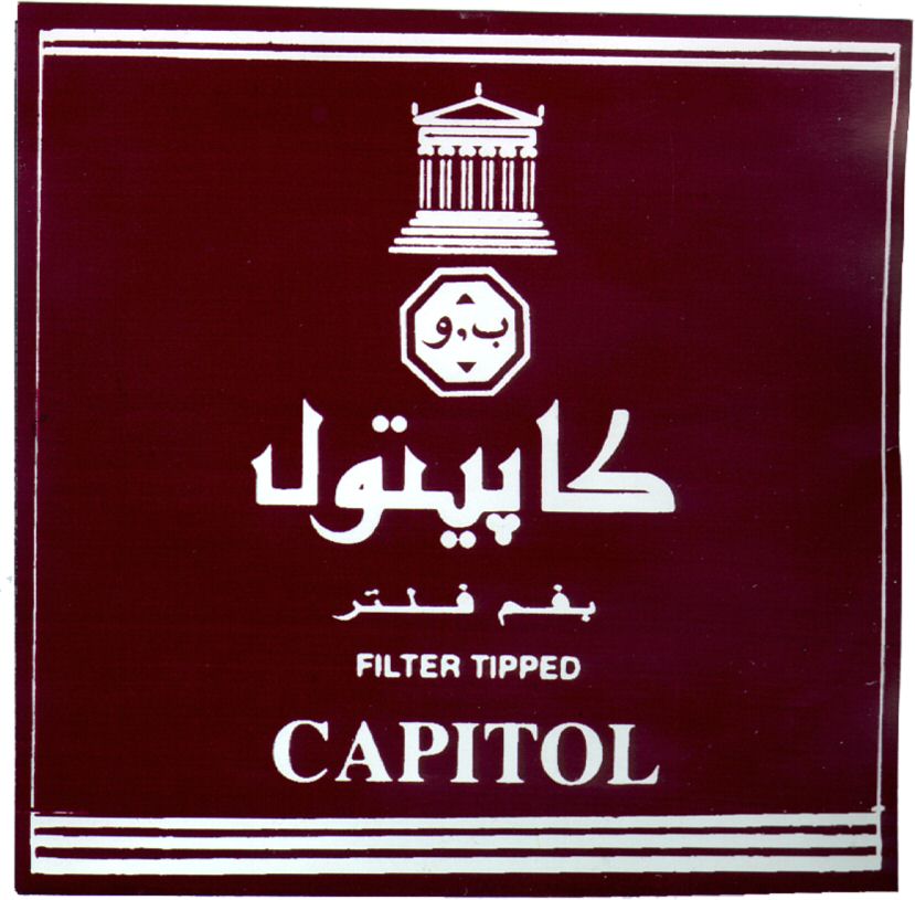 Paraqitja e markës FILTER TIPPED CAPITOL