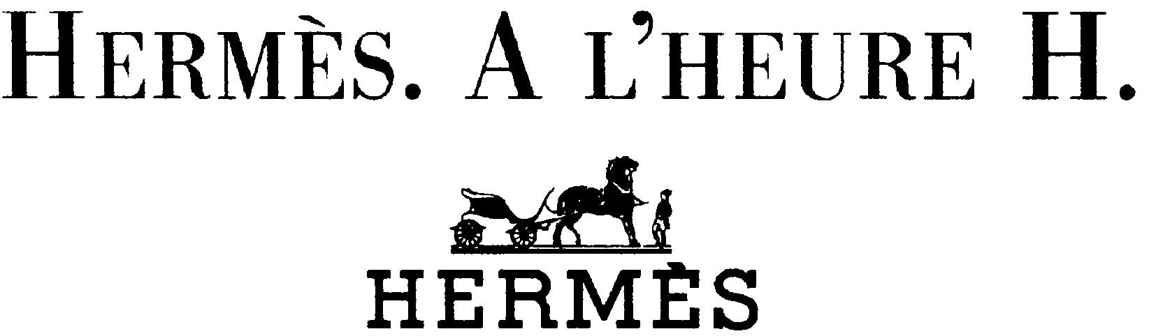 Paraqitja e markës HERMES. A L'HEURE H.
