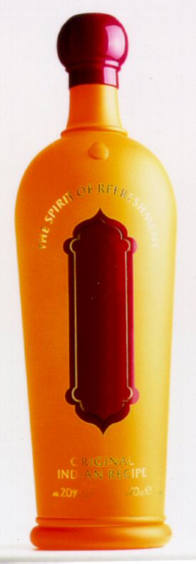 Paraqitja e markës THE SPIRIT OF REFRESHMENT ORIGINAL INDIAN RECIPE