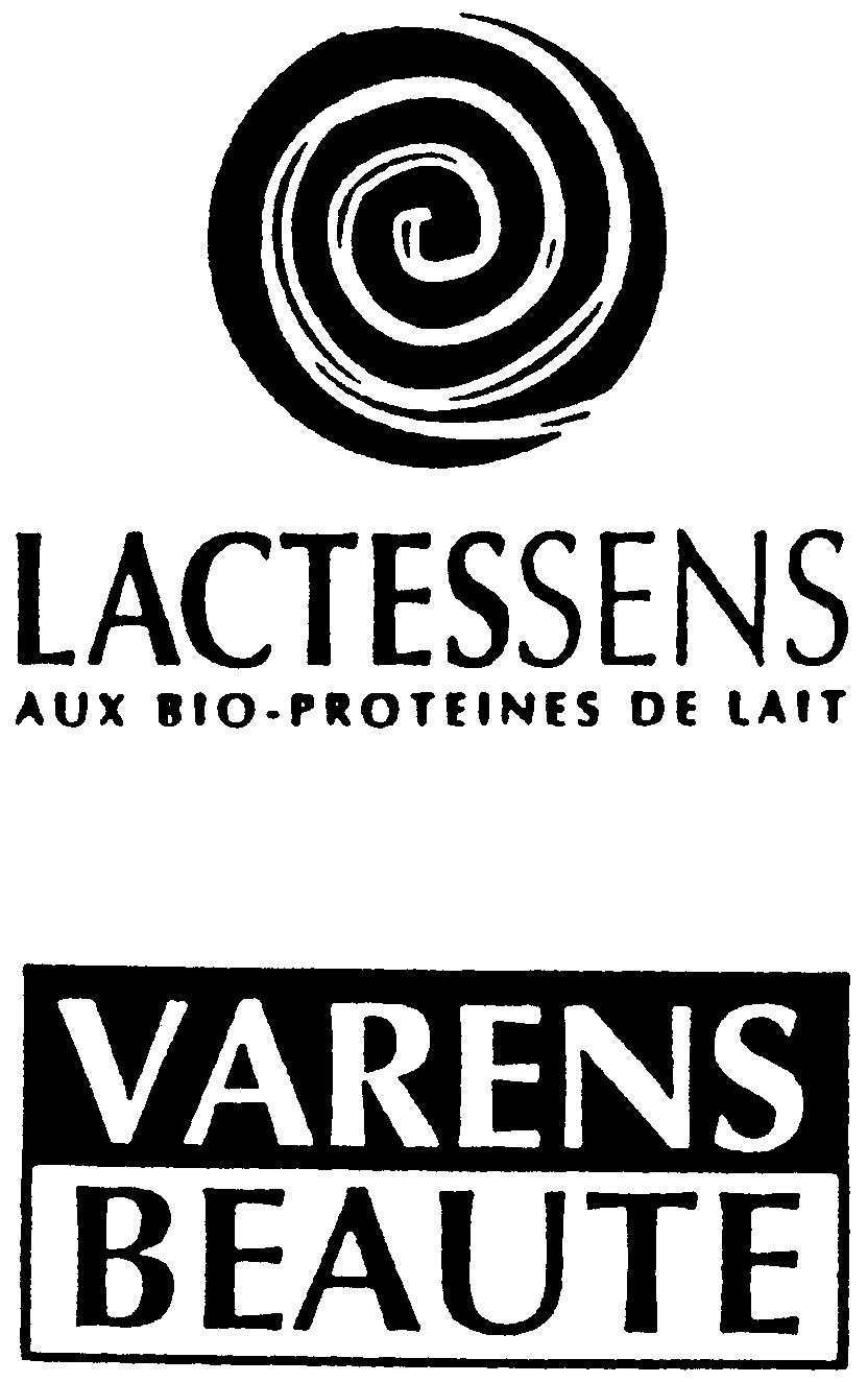 Paraqitja e markës LACTESSENS AUX BIO-PROTEINES DE LAIT VARENS BEAUTE