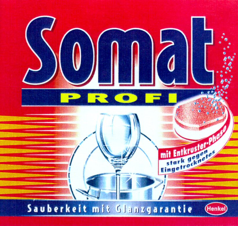 Paraqitja e markës Somat PROFI Henkel Sauberkeit mit Glanzgarantie