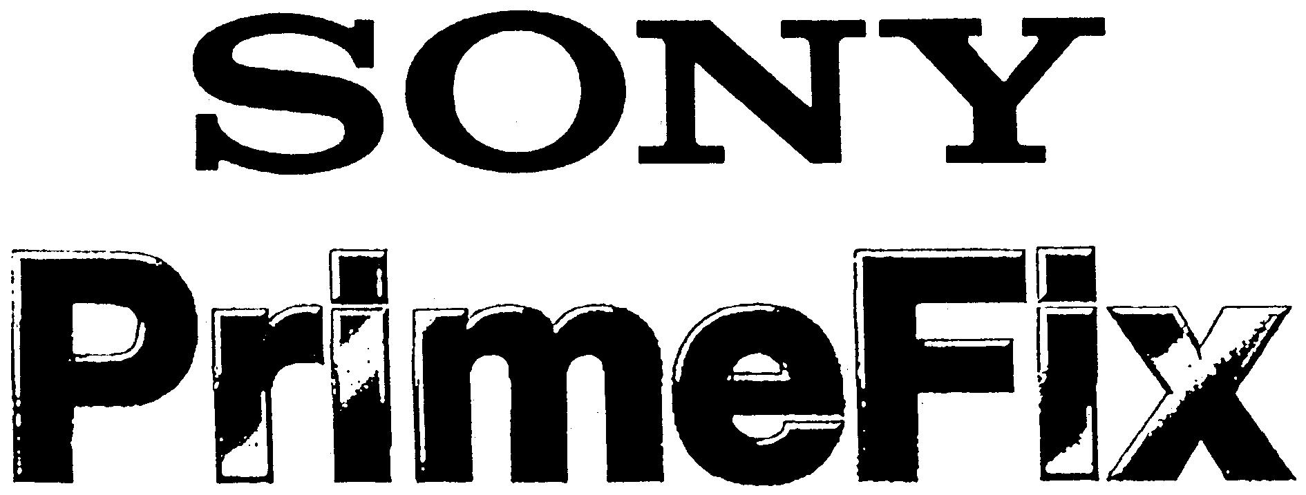 Paraqitja e markës SONY PrimeFix