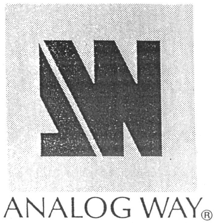 Paraqitja e markës AW ANALOG WAY