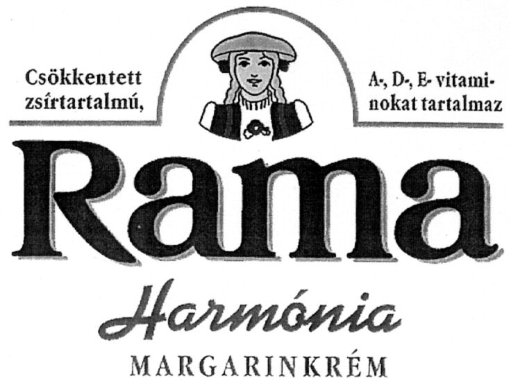 Paraqitja e markës Rama Harmonia MARGARINKREM