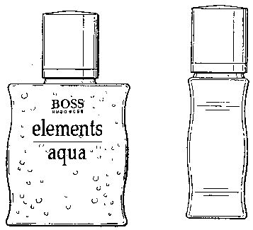 Paraqitja e markës BOSS HUGO BOSS elements aqua