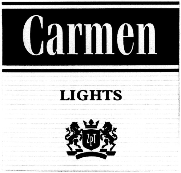 Paraqitja e markës Carmen LIGHTS ZpT