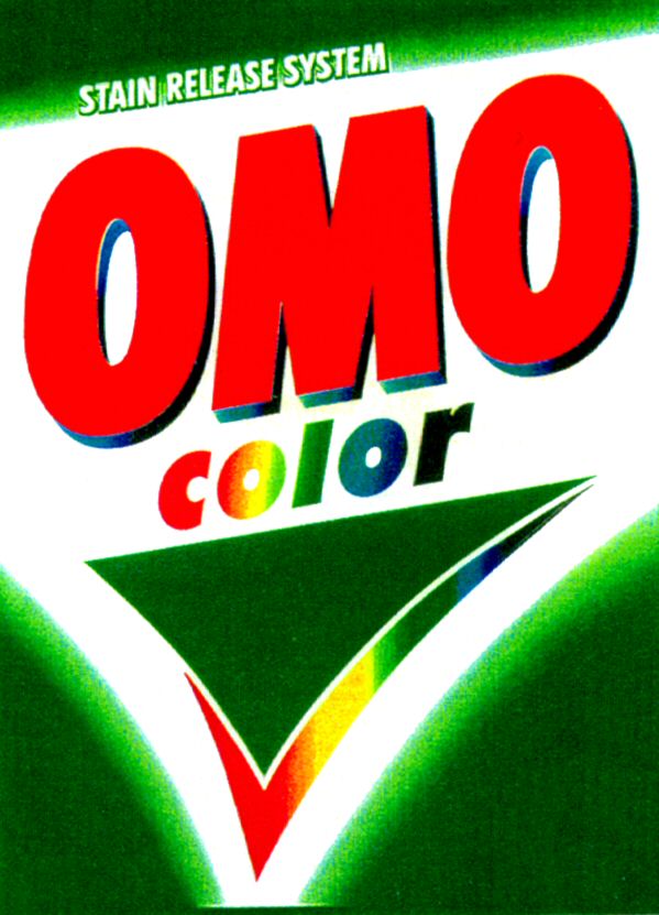 Paraqitja e markës OMO color STAIN RELEASE SYSTEM