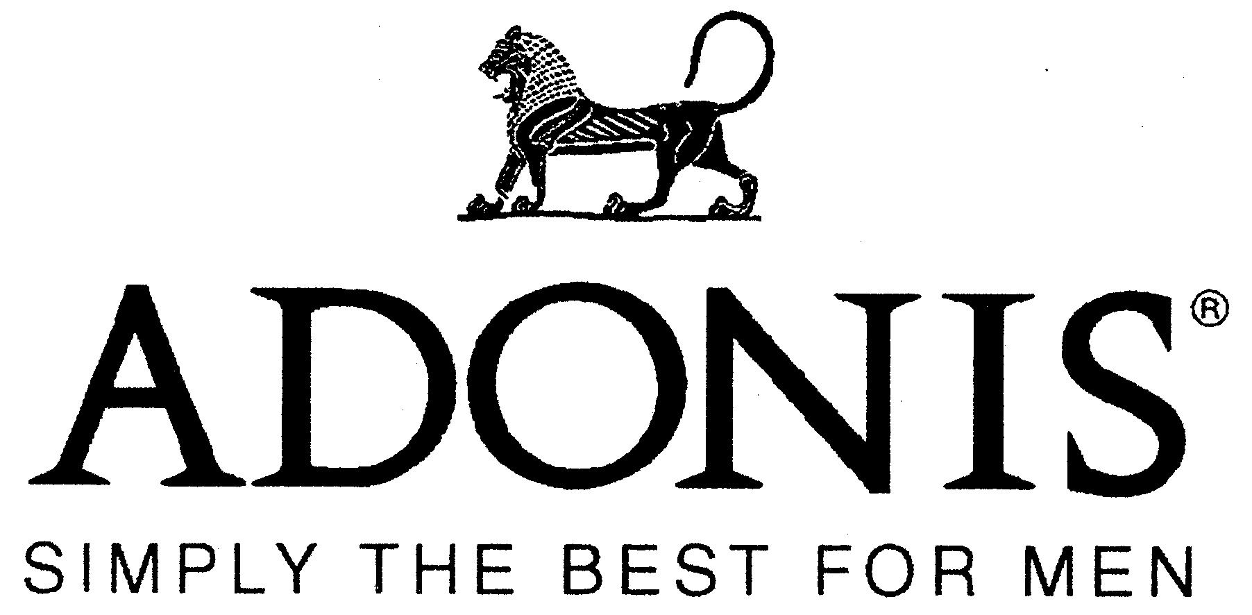 Paraqitja e markës ADONIS SIMPLY THE BEST FOR MEN