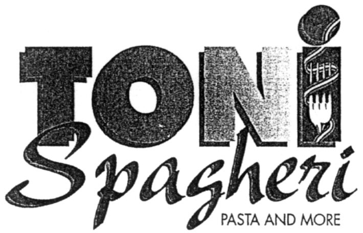 Paraqitja e markës TONI Spagheri PASTA AND MORE