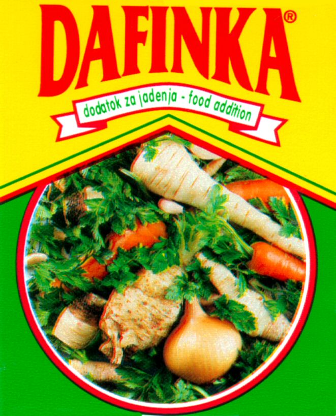Paraqitja e markës DAFINKA dodatok za jadenja - food addition