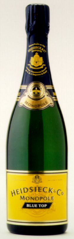 Paraqitja e markës HEIDSIECK & Co MONOPOLE BLUE TOP