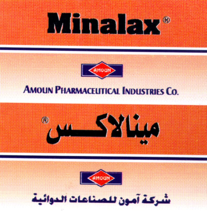 Paraqitja e markës Minalax AMOUN PHARMACEUTICAL INDUSTRIES Co.