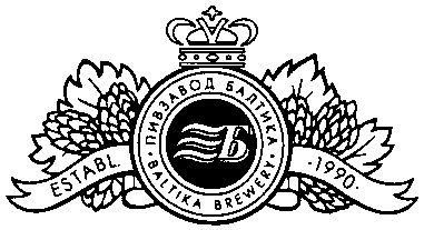 Paraqitja e markës BALTIKA BREWERY ESTABL. 1990