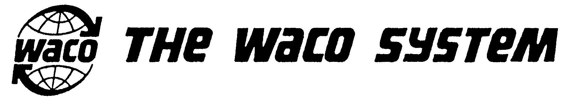 La reproduction de la marque WACO THE WACO SYSTEM