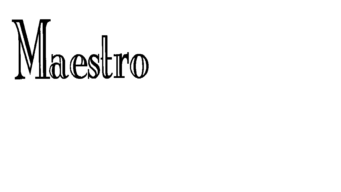 Paraqitja e markës Maestro