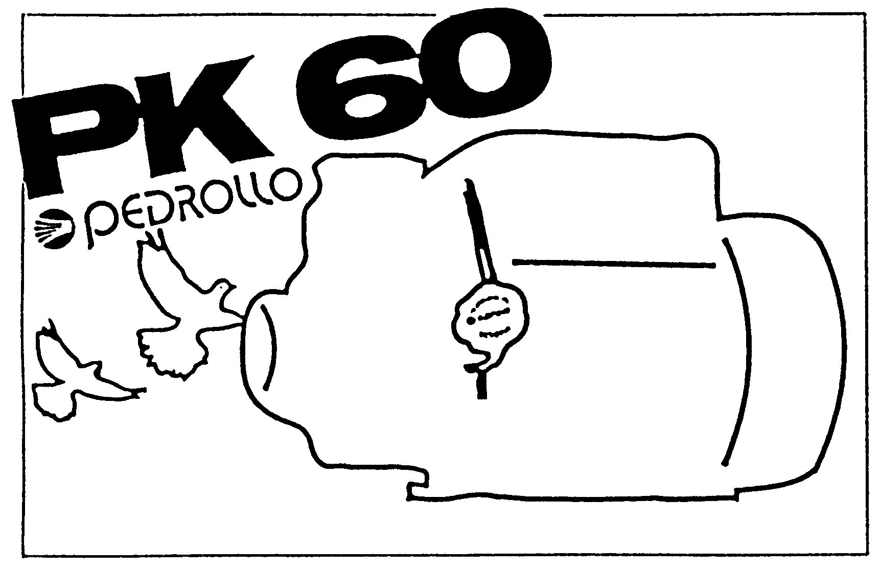 Paraqitja e markës PK 60 PEDROLLO
