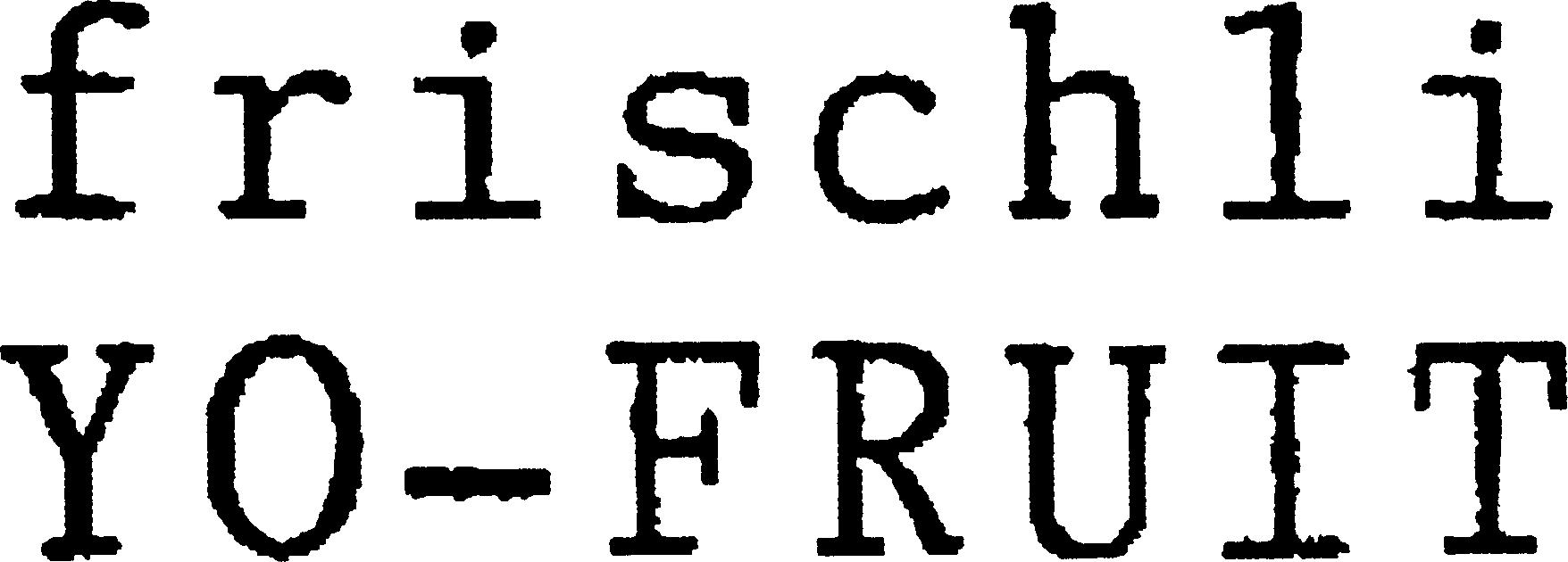 Paraqitja e markës frischli YO-FRUIT YO-FRUIT