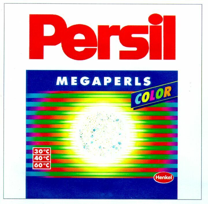 Paraqitja e markës Persil MEGAPERLS COLOR