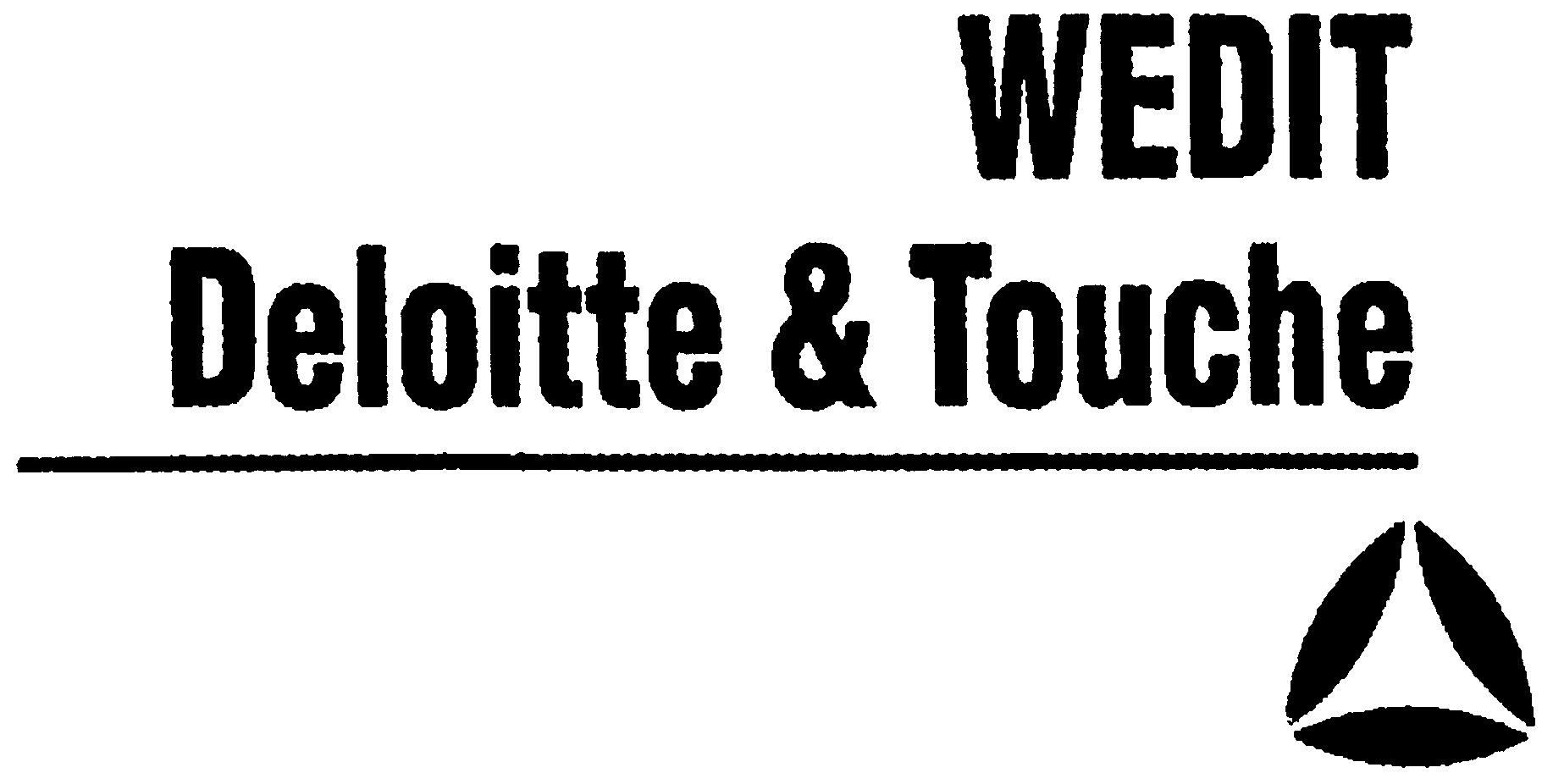 Paraqitja e markës WEDIT Deloitte & Touche