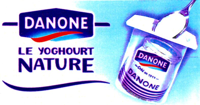 Paraqitja e markës DANONE LE YOGHOURT NATURE