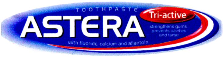 Paraqitja e markës TOOTHPASTE ASTERA Tri-active