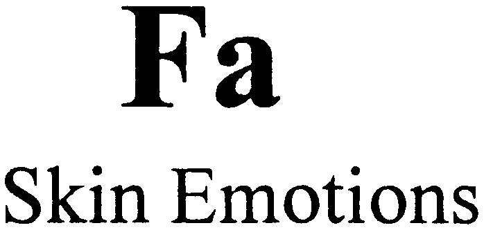 Paraqitja e markës Fa Skin Emotions