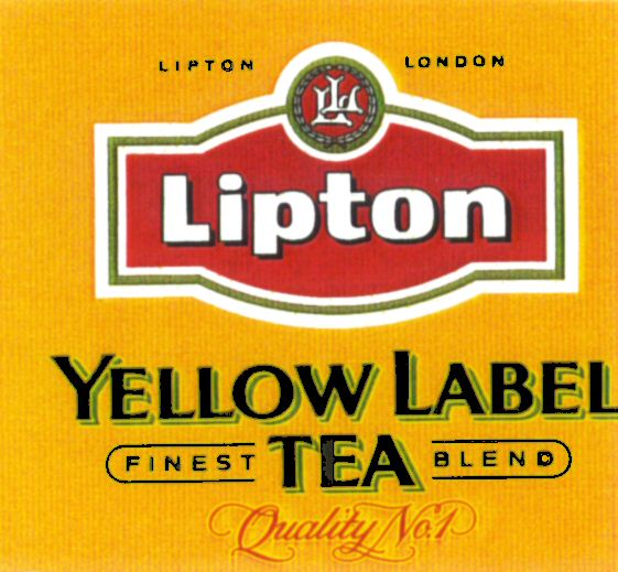 Paraqitja e markës Lipton YELLOW LABEL FINEST TEA BLEND