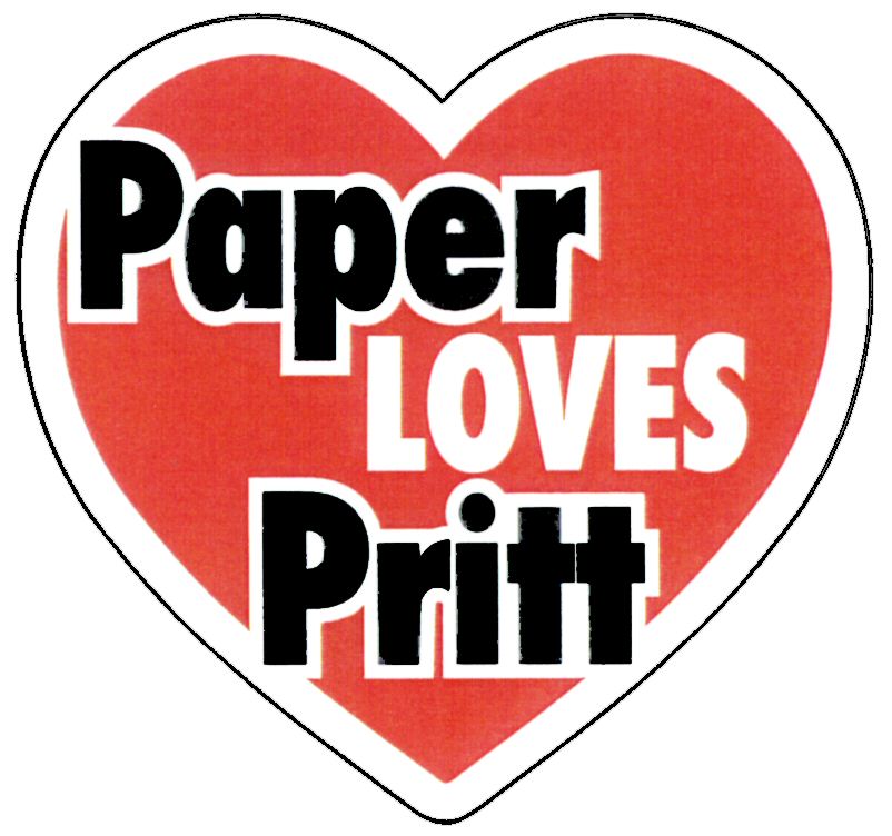 Paraqitja e markës Paper LOVES Pritt