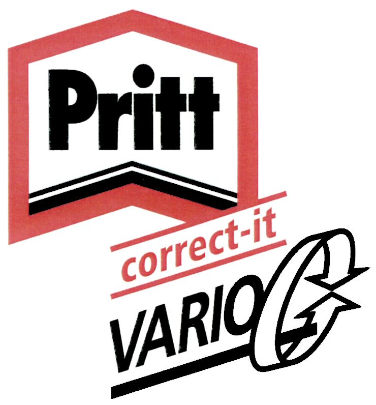 Paraqitja e markës Pritt correct-it VARIO