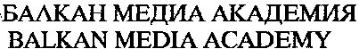 Paraqitja e markës BALKAN MEDIA ACADEMY