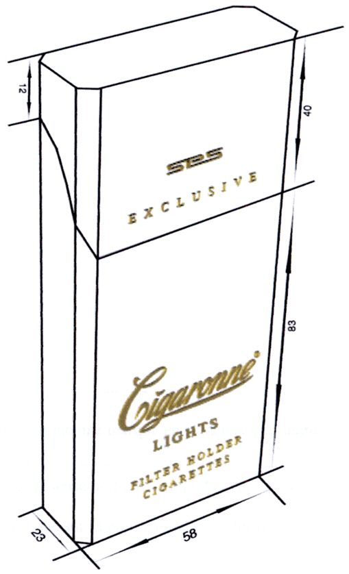 Paraqitja e markës SPS EXCLUSIVE Cigaronne