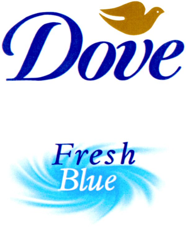 Paraqitja e markës Dove Fresh Blue