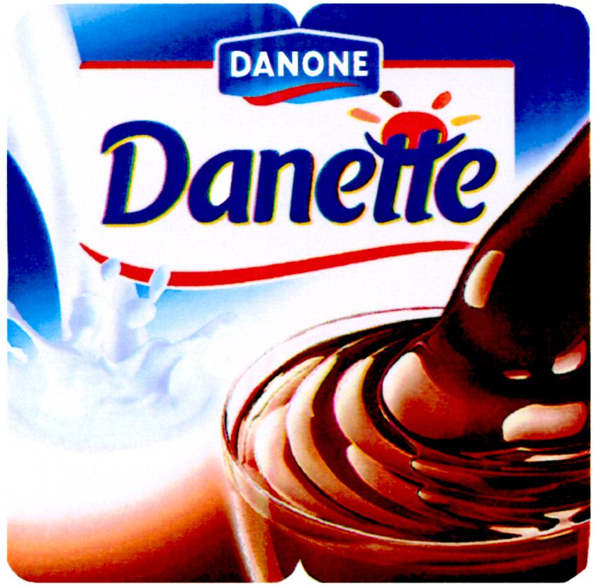 Paraqitja e markës DANONE Danette