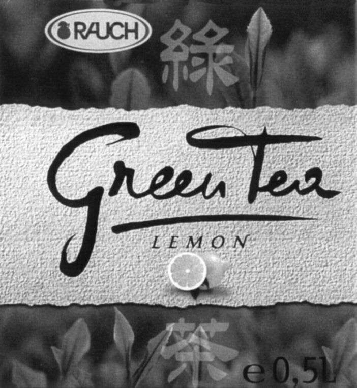Paraqitja e markës RAUCH Green Tea LEMON