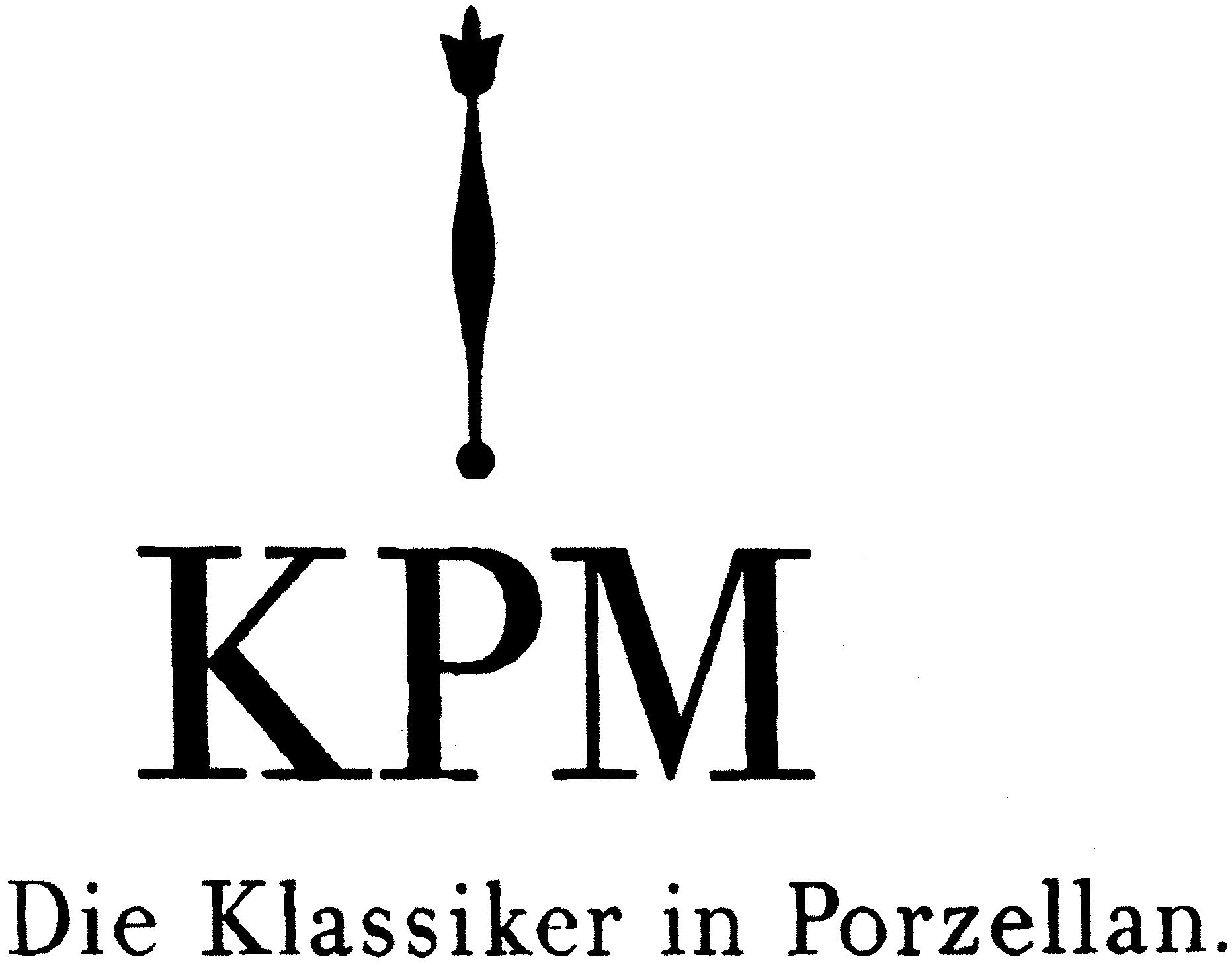 Paraqitja e markës KPM Die Klassiker in Porzellan.