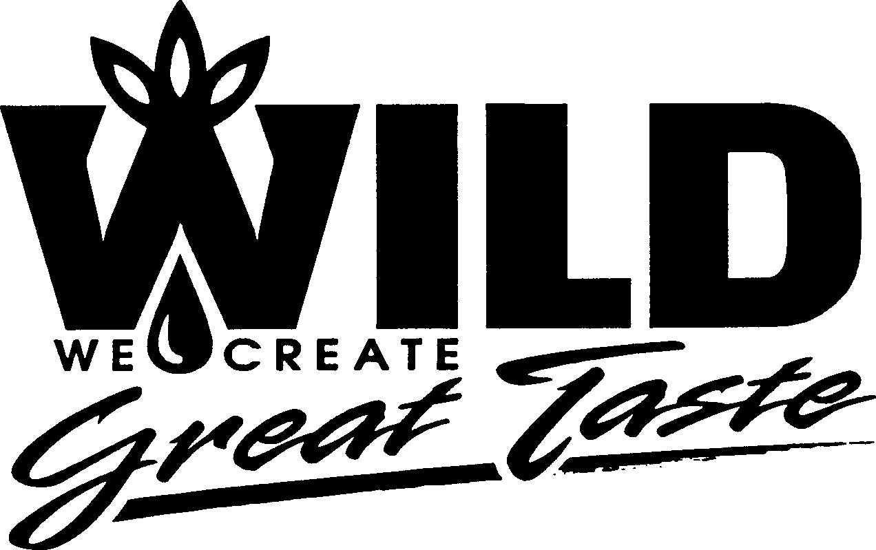 Paraqitja e markës WILD WE CREATE Great Taste
