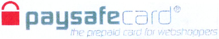 Paraqitja e markës paysafecard the prepaid card for webshoppers