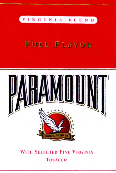 Paraqitja e markës PARAMOUNT VIRGINIA BLEND