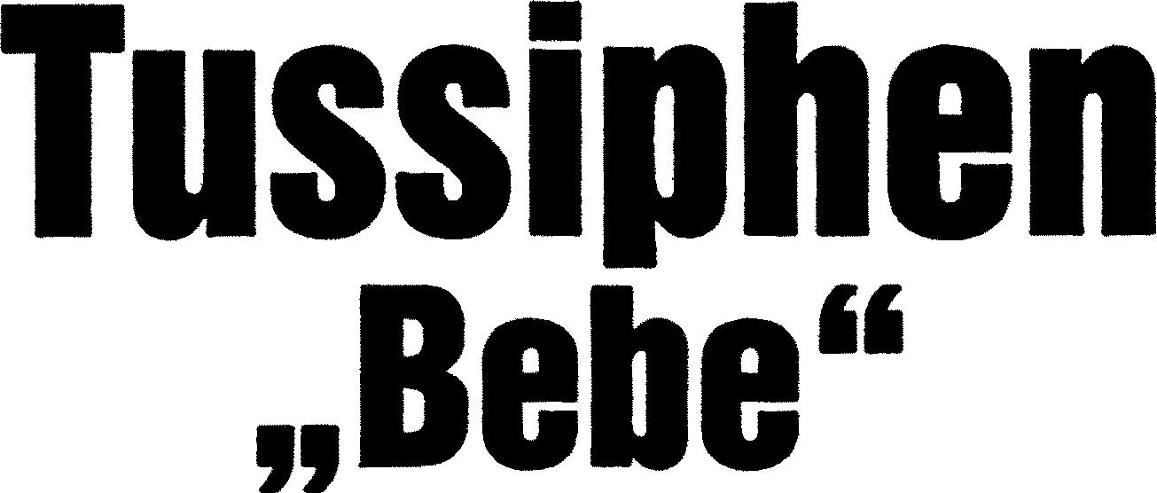 Paraqitja e markës Tussiphen "Bebe"