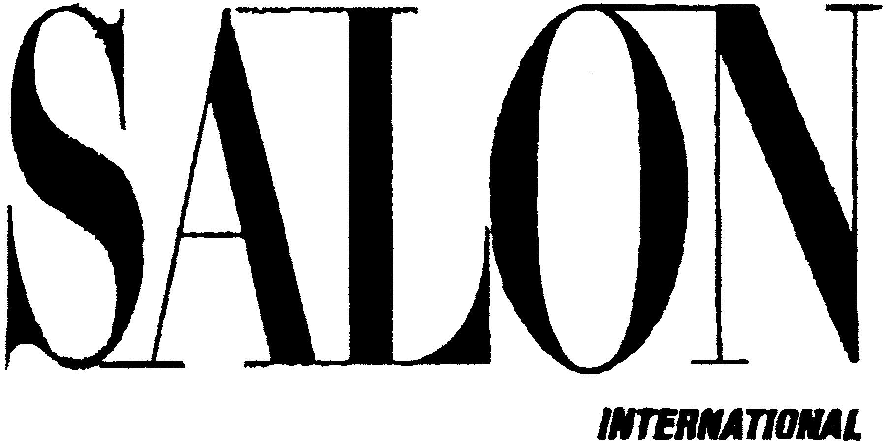 The representation of the trademark SALON INTERNATIONAL