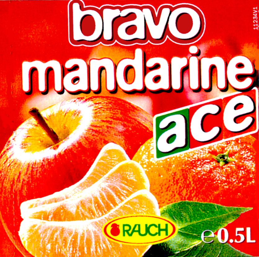 Paraqitja e markës bravo mandarine ace RAUCH