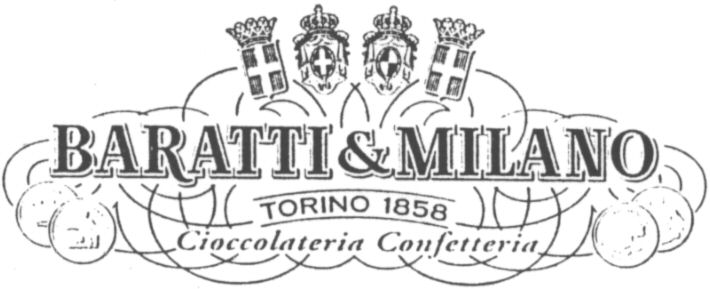 Paraqitja e markës BARATTI & MILANO TORINO 1858 Cioccolateria Confetteria