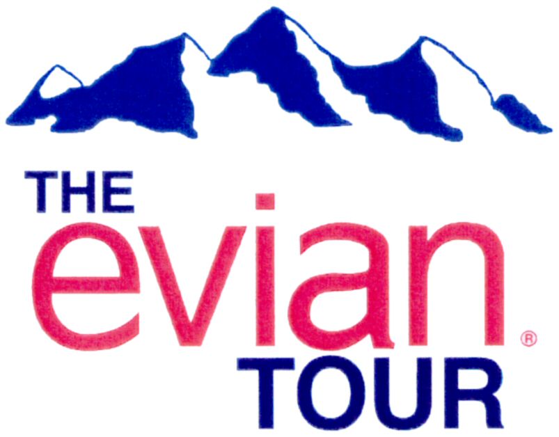 Paraqitja e markës THE evian TOUR