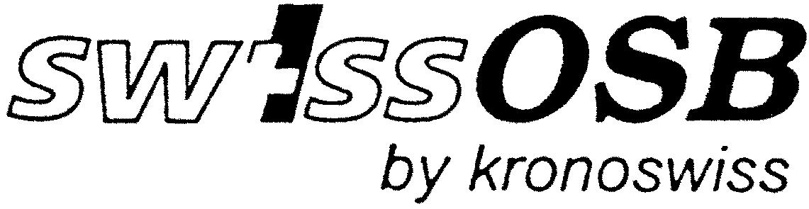 Paraqitja e markës SWISSOSB by kronoswiss